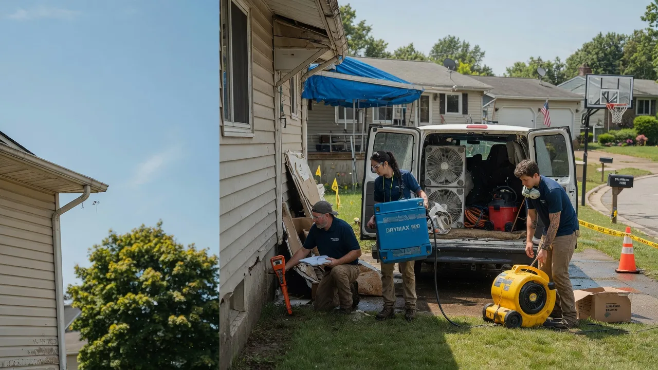 Ceiling Leak Cleanup in West Davenport, NY near me